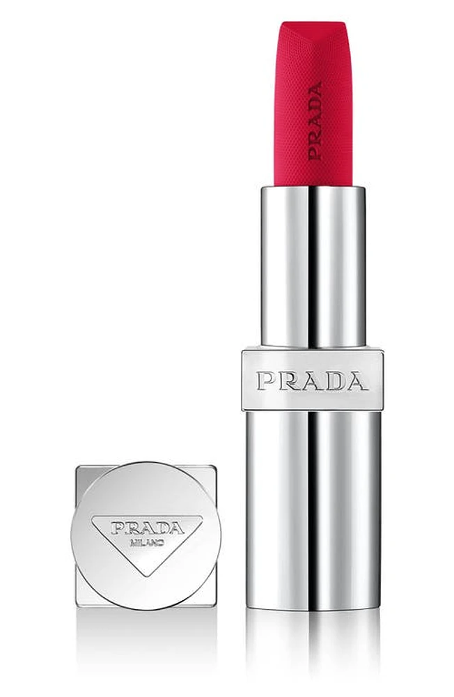 Prada Monochrome Soft Matte Refillable Lipstick in P156 Candy - Hot Pink at Nordstrom