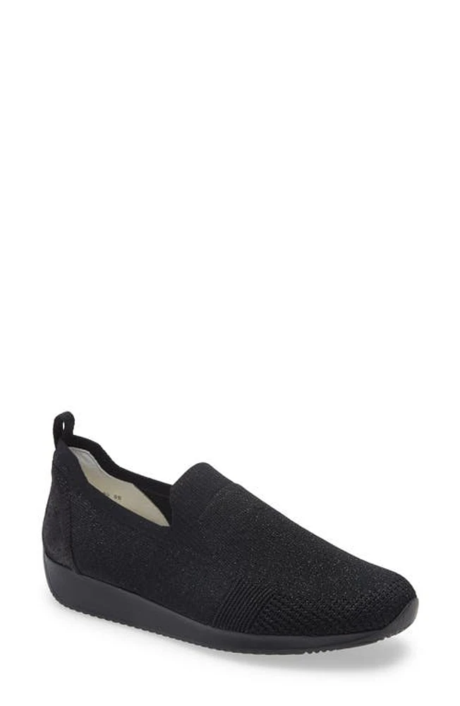 ara Leena Sneaker Black Wovenstretch Fabric at Nordstrom,