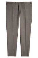 Canali Trim Fit Impeccabile Wool Pants Beige at Nordstrom, Eu