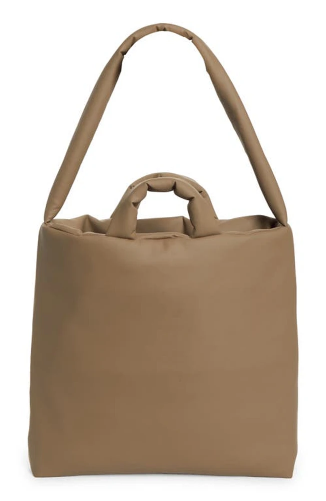 KASSL Medium Rubber Pillow Bag in Taupe at Nordstrom