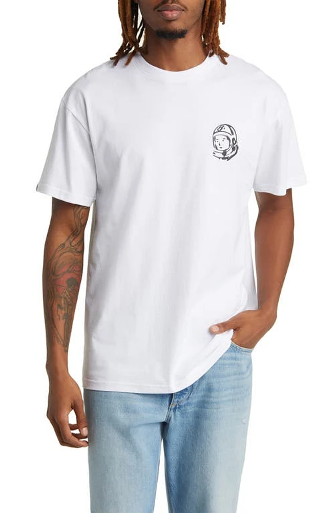 Billionaire Boys Club Helmet Logo T-Shirt in White at Nordstrom, Size X-Large