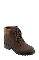 Trotters Bellamy Faux Fur Lined Bootie Dark Brown at Nordstrom,