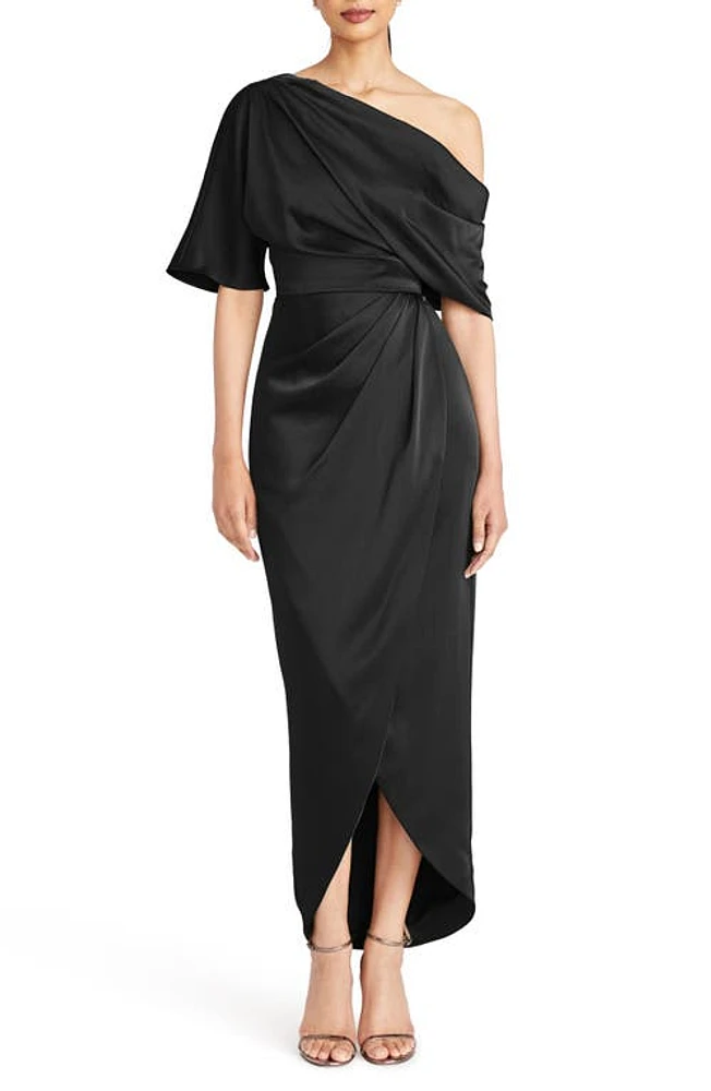 Theia Rayna Drape One-Shoulder Gown at Nordstrom,