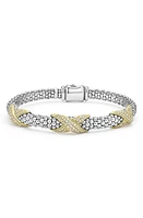 LAGOS Embrace Pavé Diamond Station Bracelet in Silver at Nordstrom