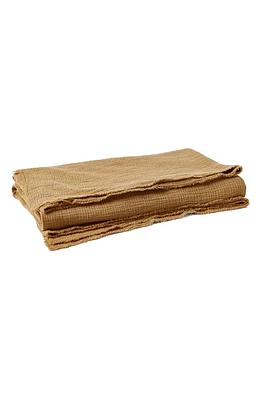 Coyuchi Topanga Organic Cotton Matelassé Blanket in Hazel at Nordstrom, Size King