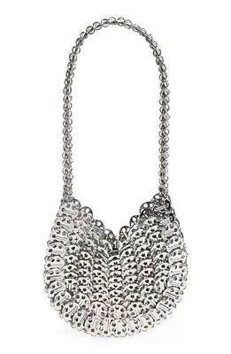 Rabanne 1969 Moon Shoulder Bag in Silver P040 at Nordstrom