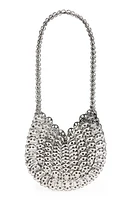 Rabanne 1969 Moon Shoulder Bag in Silver P040 at Nordstrom