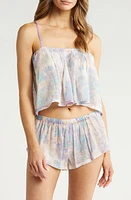 Free People Forget Me Not Cotton Blend Short Pajamas Summer Combo at Nordstrom,