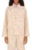 burberry Rose Print Shirt Jacket Cameo Ip Pattern at Nordstrom,