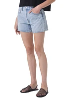 AGOLDE Parker Long High Waist Relaxed Denim Shorts in Feud at Nordstrom, Size 32