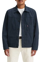 levi's Type I Poplin Trucker Jacket Navy Blazer at Nordstrom,