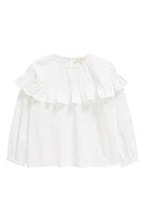 Tucker + Tate Kids' Ruffle Yoke Cotton Blouse White at Nordstrom,