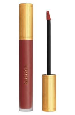 Gucci Rouge À Lèvres Liquid Matte Lipstick in 521 Nellie Cherrie at Nordstrom