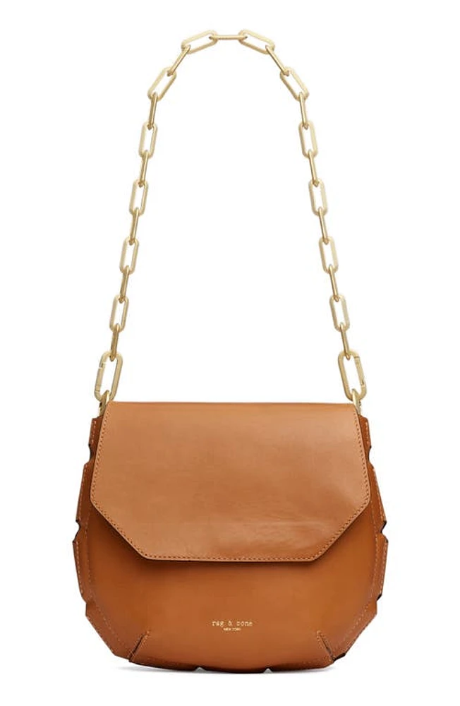 rag & bone Sadie Leather Shoulder Bag in Tan at Nordstrom