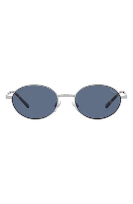 Polo Ralph Lauren 53mm Oval Sunglasses in Blue at Nordstrom