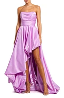 Mac Duggal Strapless Asymmetric A-Line Gown at Nordstrom,