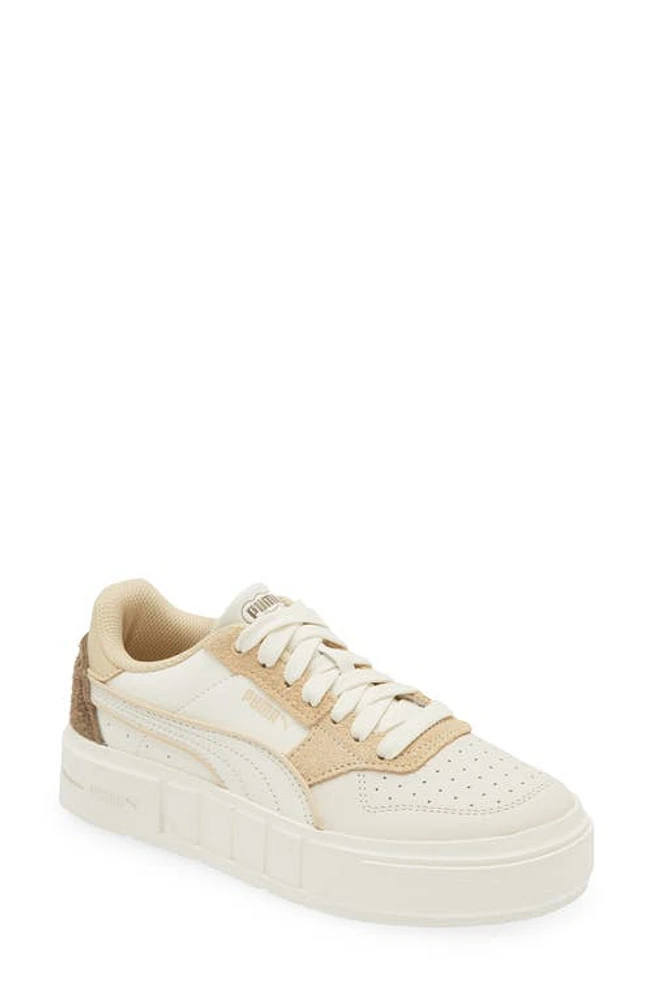 PUMA Cali Court Platform Sneaker Warm White-Almond-Cashew at Nordstrom,