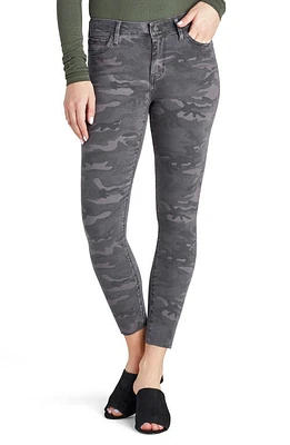 Sam Edelman The Kitten Raw Hem Camo Ankle Skinny Jeans in Monroe at Nordstrom, Size 28