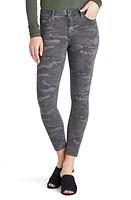 Sam Edelman The Kitten Raw Hem Camo Ankle Skinny Jeans in Monroe at Nordstrom, Size 28