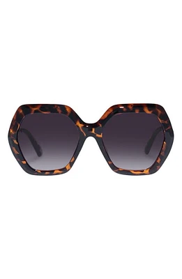 AIRE Meteor 52mm Gradient Octagonal Sunglasses in Tortoise at Nordstrom