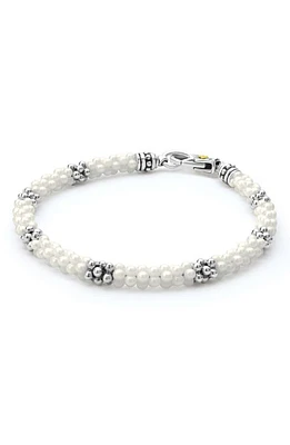 LAGOS White Caviar Rope Bracelet at Nordstrom, Size 7