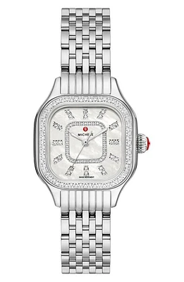 MICHELE Meggie Diamond Dial Bracelet Watch