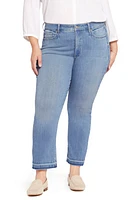 NYDJ Marilyn High Waist Release Hem Ankle Straight Leg Jeans at Nordstrom,