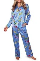 Petite Plume Brilliant Botanical Mulberry Silk Pajamas at Nordstrom