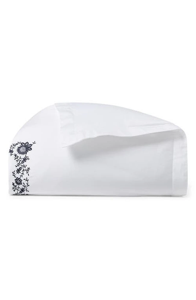 Ralph Lauren Eloise Embroidered Organic Cotton Duvet Cover in Polo Navy at Nordstrom