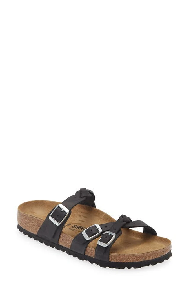 Birkenstock Franca Slide Sandal Black at Nordstrom,