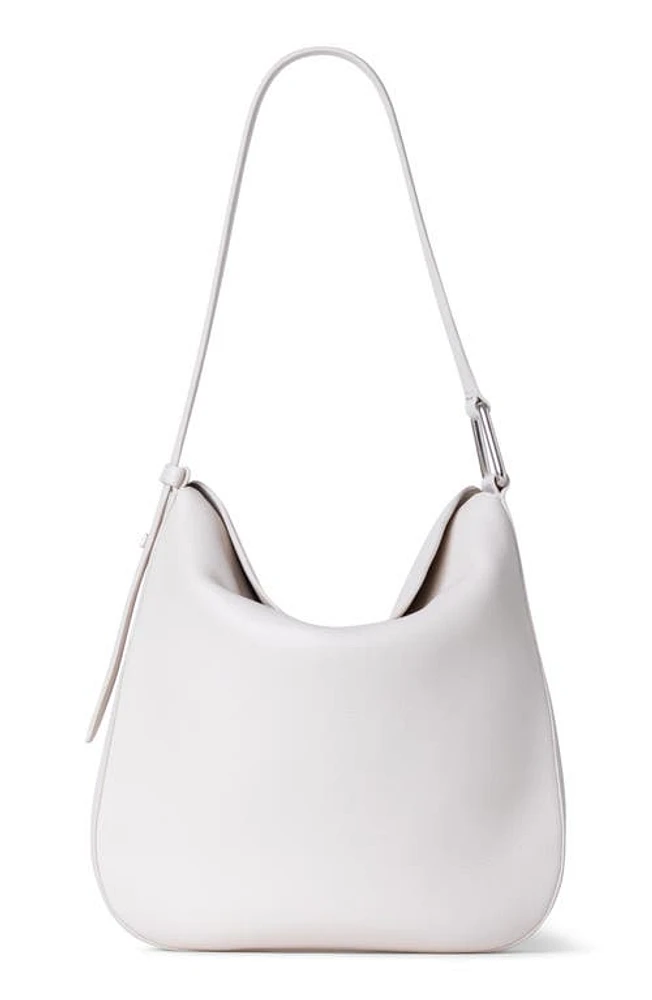 Akris Medium Anna Leather Hobo Bag in Alabaster at Nordstrom