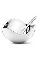 Georg Jensen Bloom Salt Cellar & Spoon Set in Silver at Nordstrom