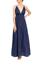 Everyday Ritual Hazel Long Cotton Nightgown Shimmer at Nordstrom,