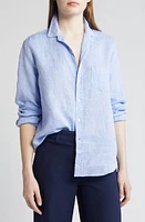 Frank & Eileen Eileen Relaxed Button-Up Shirt in Light Blue at Nordstrom, Size Large