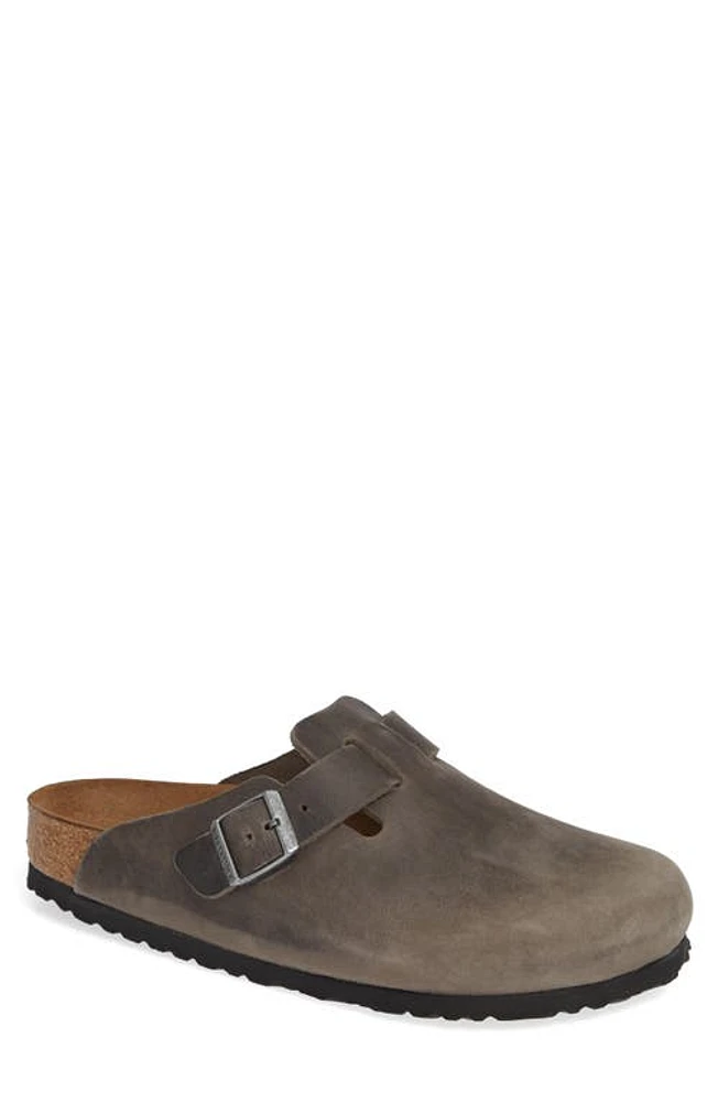 Birkenstock Boston Soft Clog Grey at Nordstrom,