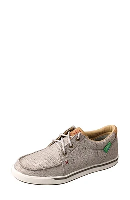 Twisted X Hooey Loper Moc Toe Sneaker Light Grey at Nordstrom,