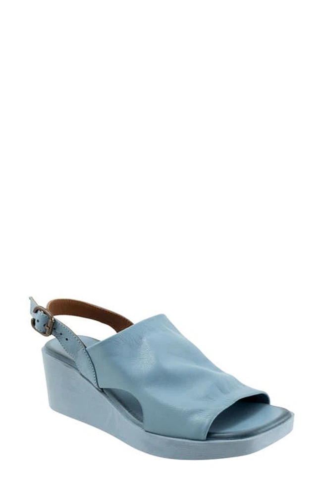 Bueno Flynn Slingback Wedge Sandal Denim at Nordstrom,