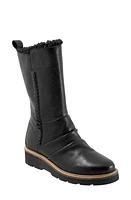 SoftWalk Warner Lug Sole Boot Black at Nordstrom,