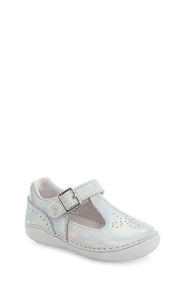 Stride Rite Lucianne Soft Motion T-Strap Shoe Iridescent at Nordstrom,