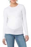 Ripe Maternity Stretch Organic Cotton Maternity/Nursing Top at Nordstrom,