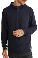 Marine Layer Sport Waffle Knit Hoodie in Sky at Nordstrom, Size Small