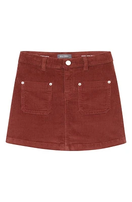 DL1961 Kids' Jenny Stretch Cotton Corduroy Skirt Paprika at Nordstrom,