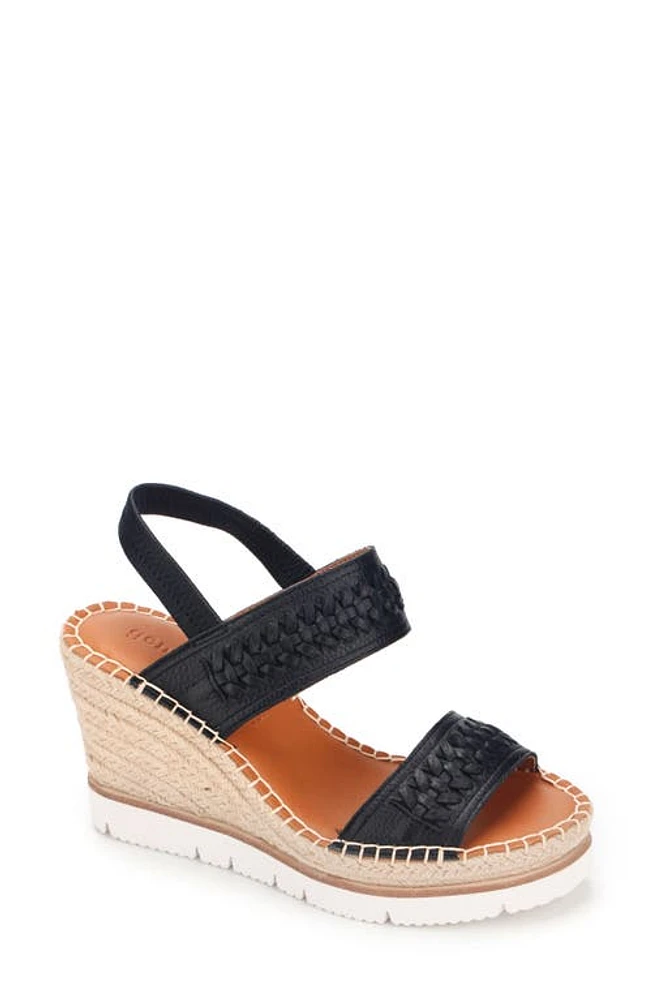 Gentle Souls Signature Elyssa Strappy Espadrille Sandal Black at Nordstrom,