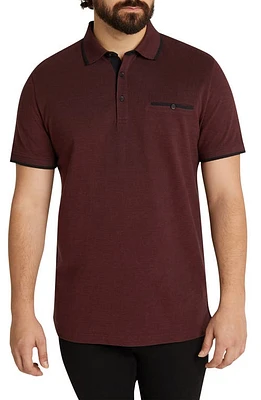 Johnny Bigg Spencer Birdseye Polo Merlot at Nordstrom,