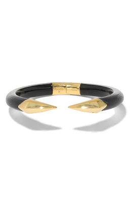 Alexis Bittar Mirrored Pyramid Lucite Cuff Bracelet in Black at Nordstrom