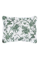 Matouk San Cristobal Toile Cotton Boudoir Sham in Green at Nordstrom