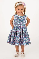 Popatu Kids' Floral Tiered Dress Purple at Nordstrom,