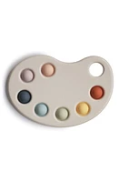 Mushie Paint Palette Press Teether Toy in Multi at Nordstrom