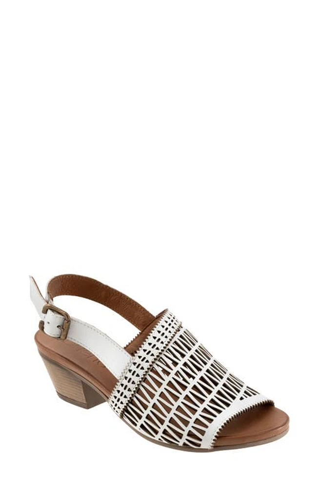 Bueno Lia Slingback Sandal White at Nordstrom,