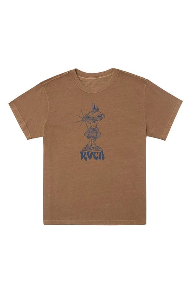 RVCA Believe Cotton Graphic T-Shirt Rawhide at Nordstrom,